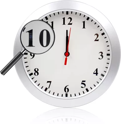 Überwachungskamera in Uhr
